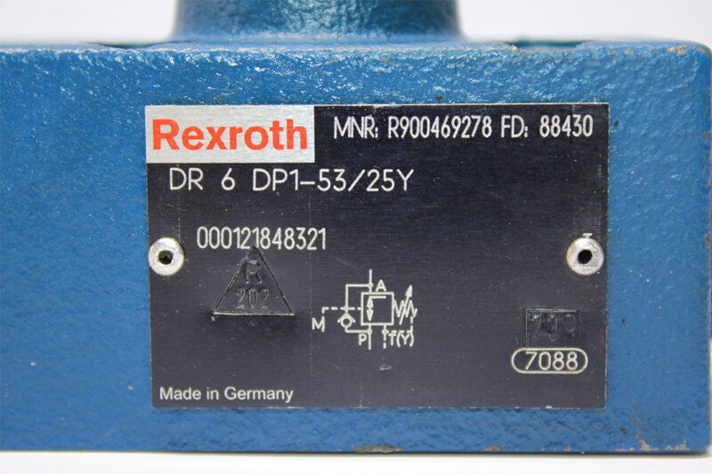 REXROTH R900469278 PRESSURE REDUCING VALVE DR6DP1-53/25Y