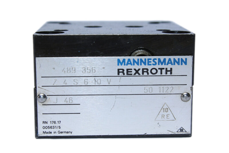 REXROTH R900489356 SANDWICH PLATE Z4S6-10 V