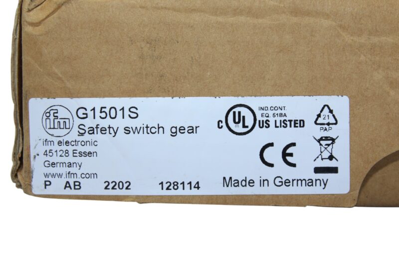 IFM G1501S SAFTEY RELAY - Image 2