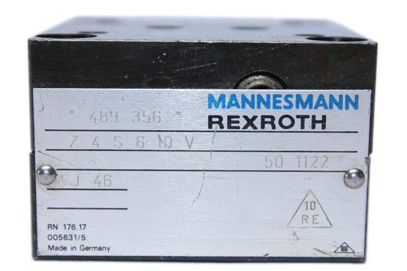 REXROTH R900489356 SANDWICH PLATE Z4S6-10 V