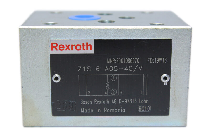 REXROTH R901086070 CHECK VALVE SANDWICH PLATE Z1S6A05-40/V