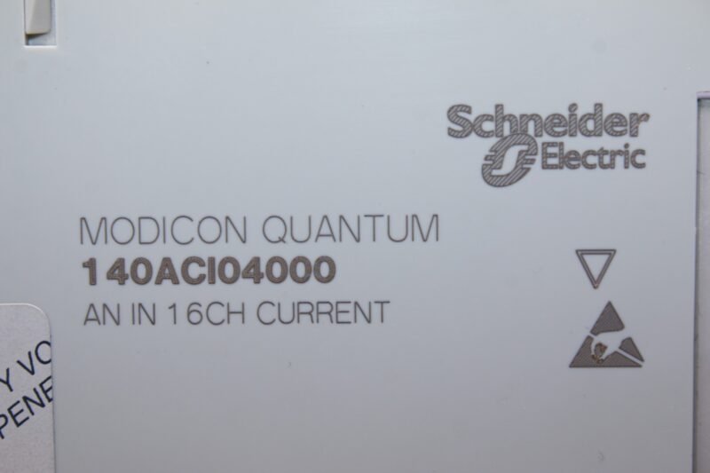 SCHNEIDER 140ACI04000 ANALOG INPUT MODULE - Image 2