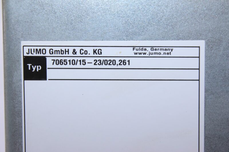 JUMO LOGOSCREEN 500 CF 706510/15-23/020.261 PAPERLESS RECORDER - Image 3
