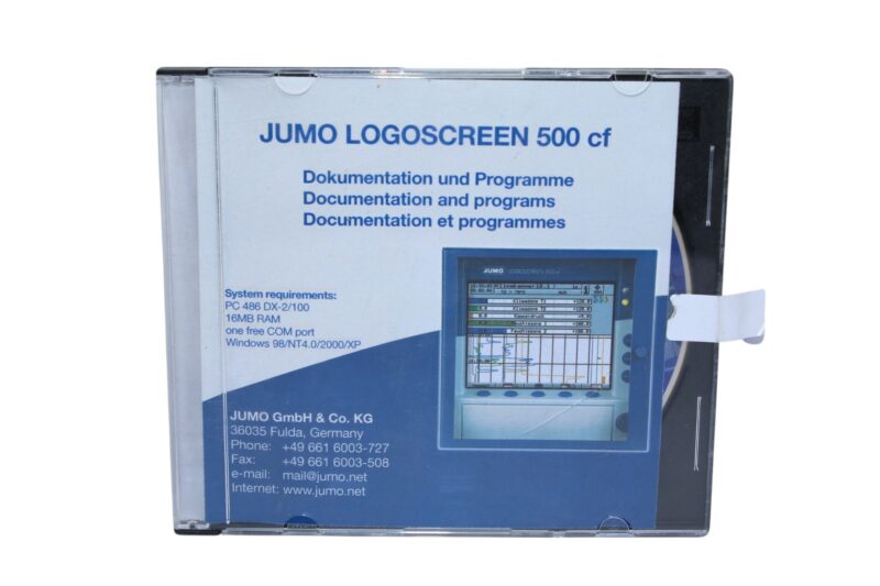 JUMO LOGOSCREEN 500 CF 706510/15-23/020.261 PAPERLESS RECORDER - Image 8