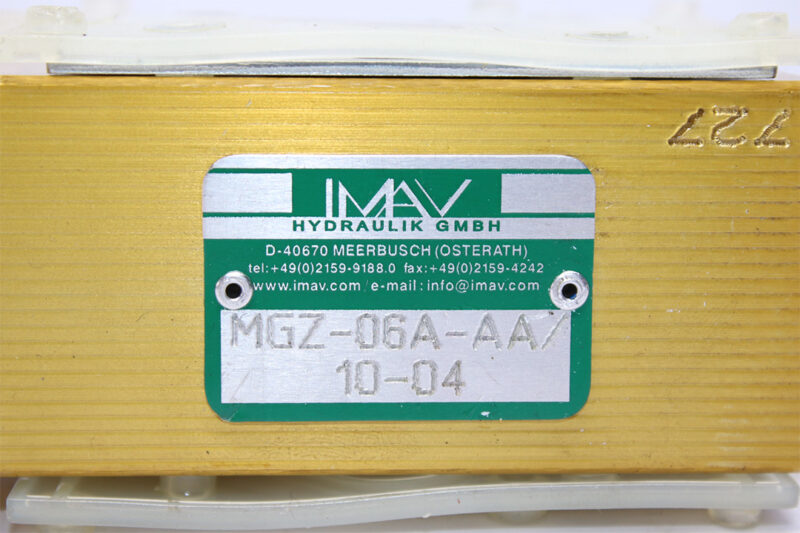 IMAV HYDRAULICS MGZ-06A-AA/10-04 SANDWICH PLATE
