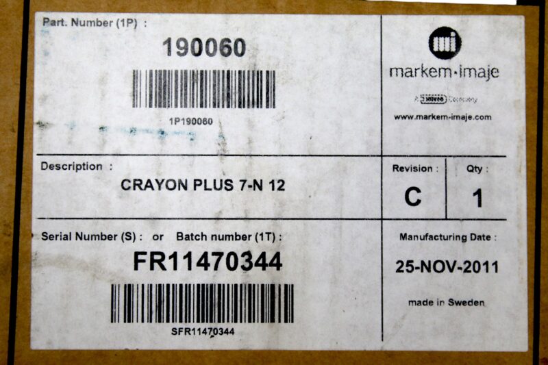 MARKEM IMAJE 190060  KEYBOARD CRAYON PLUS 190001-03 - Image 2