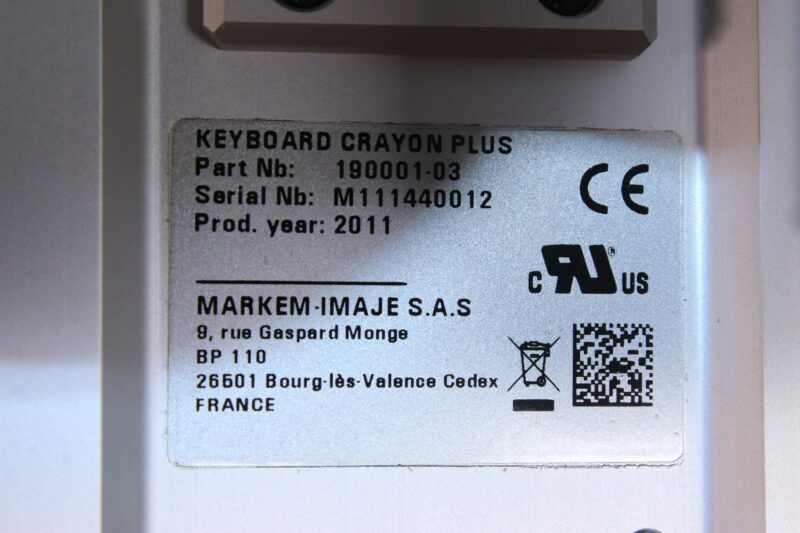 MARKEM IMAJE 190060  KEYBOARD CRAYON PLUS 190001-03 - Image 4