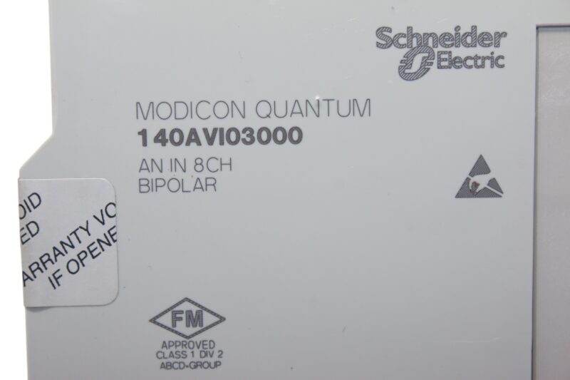 SCHNEIDER 140AVI03000 ANALOG INPUT MODULE - Image 2