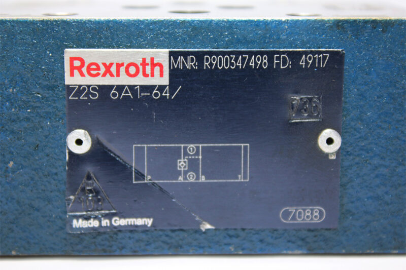 REXROTH R900347498 CHECK VALVE Z2S 6A1-64/