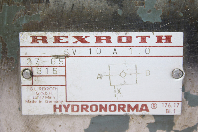 REXROTH SV10A1.0 CHECK VALVE