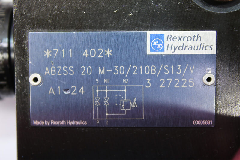 REXROTH R900711402 ACCUMULATOR SHUT-OFF BLOCK ABZSS 20 M-30/210B/S13/V