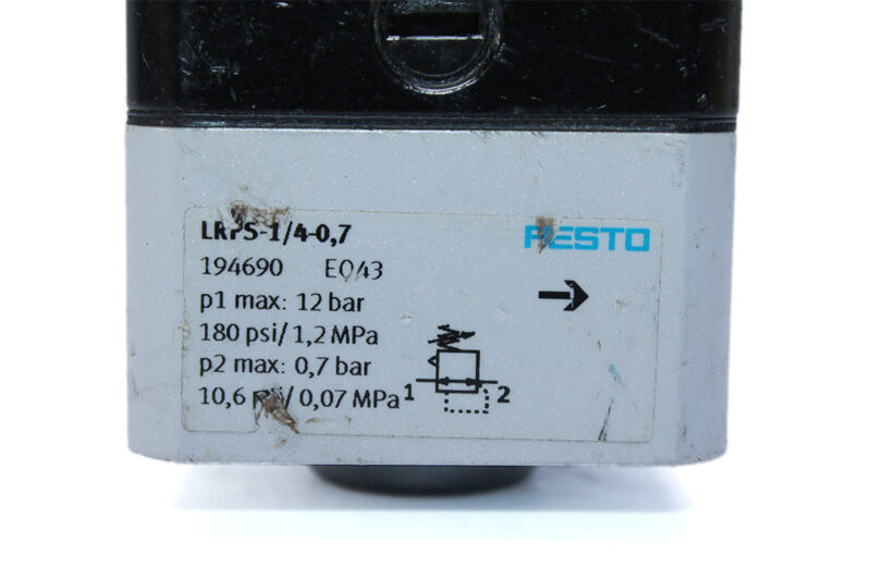 FESTO LRPS-1/4-0,7 PRECISION PRESSURE REGULATOR 194690