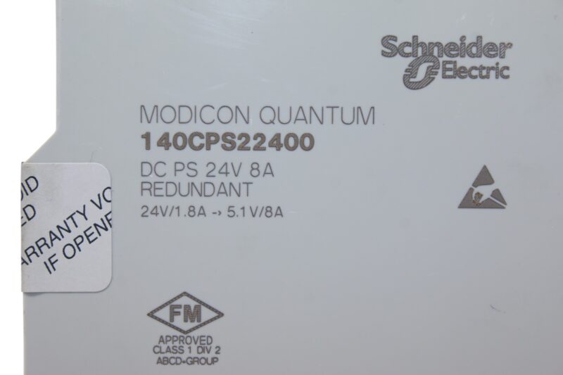 SCHNEIDER 140CPS22400 POWER SUPPLY MODULE 24 V - Image 2
