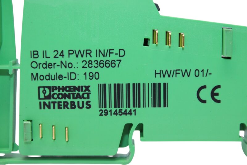 PHOENIX CONTACT IB IL 24 PWR IN/F-D INLINE TERMINAL 2836667 - Image 3