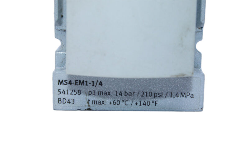 FESTO MS4-EM1-1/4 ON/OFF VALVE 541258