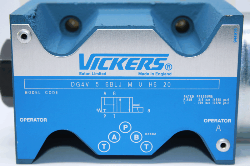 VICKERS DG4V 5 6 BLJ M U H6 20 SOLENOID OPERATED DIRECTIONAL VALVE - Image 3