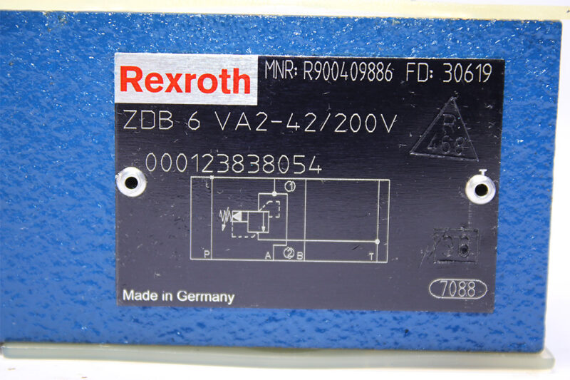 REXROTH R900409886 PRESSURE RELIEF VALVE ZDB6VA2-42/200V