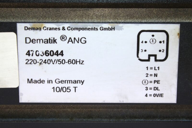 DEMAG ANG UNIT 47036044 (220-240V) - Image 2
