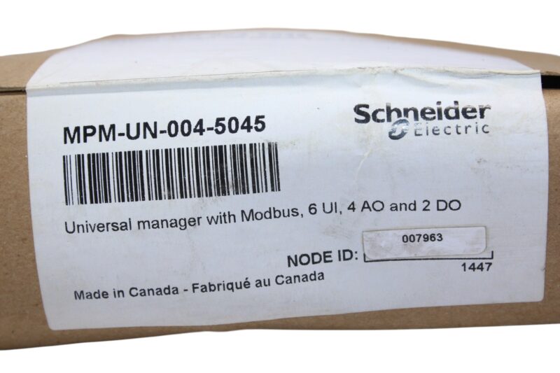 SCHNEIDER MPM-UN-004-5045 MULTI-PURPOSE MANAGER - Image 3