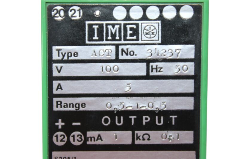 IME ACT ALARM RELAY 100V - Image 2