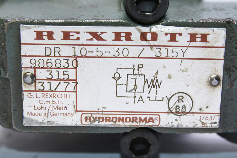 REXROTH DR 10-5-30/315Y PRESSURE REDUCING VALVE