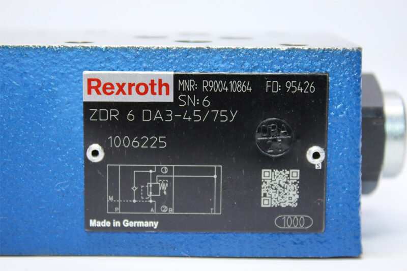 REXROTH R900410864 PRESSURE REDUCING VALVE ZDR6DA3-45/75Y