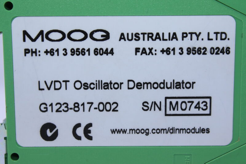 MOOG G123-817-002 OSCILLATOR DEMODULATOR - Image 2