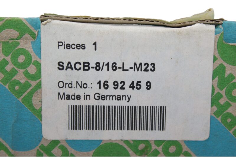 PHOENIX CONTACT SACB-8/16-L-M23 SENSOR ACTUATOR BOX 1692459 - Image 2