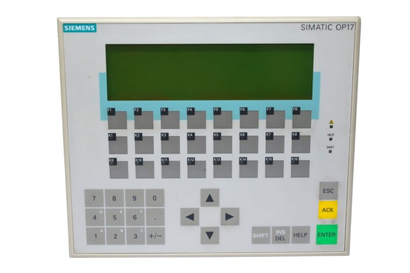 SIEMENS 6AV3 617-1JC00-0AX1 OPERATOR PANEL OP17 - Image 6