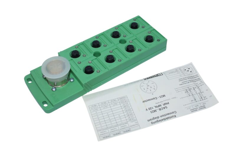 PHOENIX CONTACT SACB-8/16-L-M23 SENSOR ACTUATOR BOX 1692459