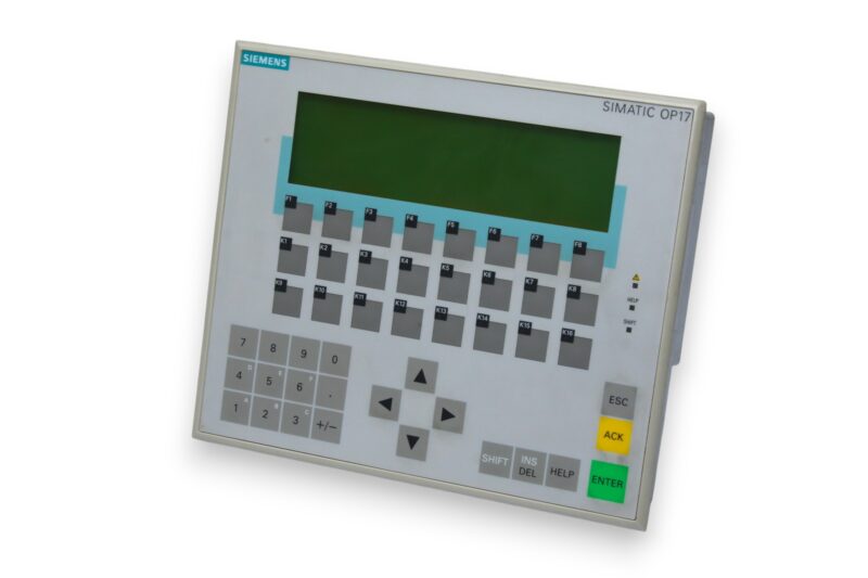 SIEMENS 6AV3 617-1JC00-0AX1 OPERATOR PANEL OP17