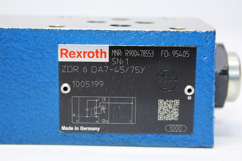 REXROTH R900478553 PRESSURE REDUCING VALVE ZDR6DA7-45/75Y