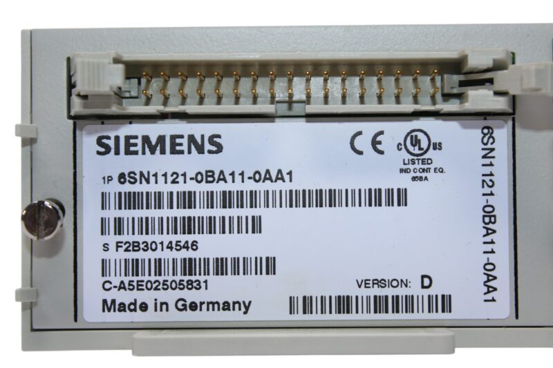 SIEMENS 6SN1121-0BA11-0AA1 SIMODRIVE 611-A - Image 3