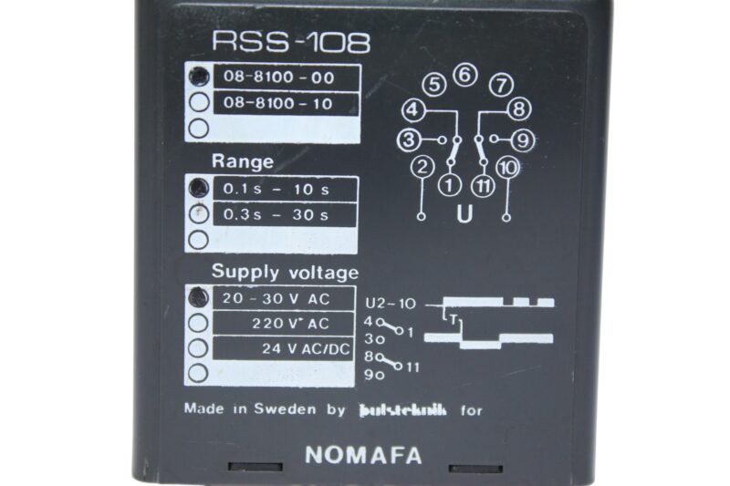 NOMAFA RSS-108 DELAY RELAY - Image 2