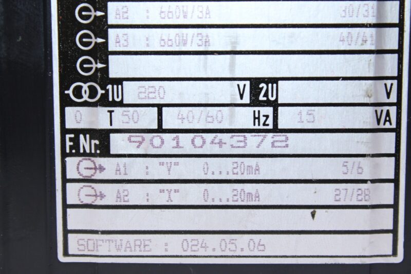 JUMO SR-96/5-001.0.0.00-111-11-53- DIGITAL PROCESS CONTROLLER - Image 3