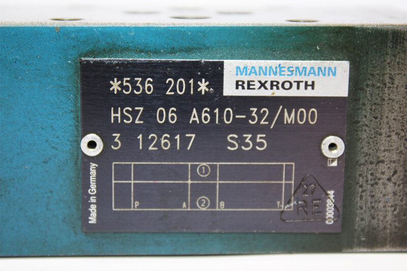 REXROTH HSZ 06 A610-32/M00 SANDWICH PLATE