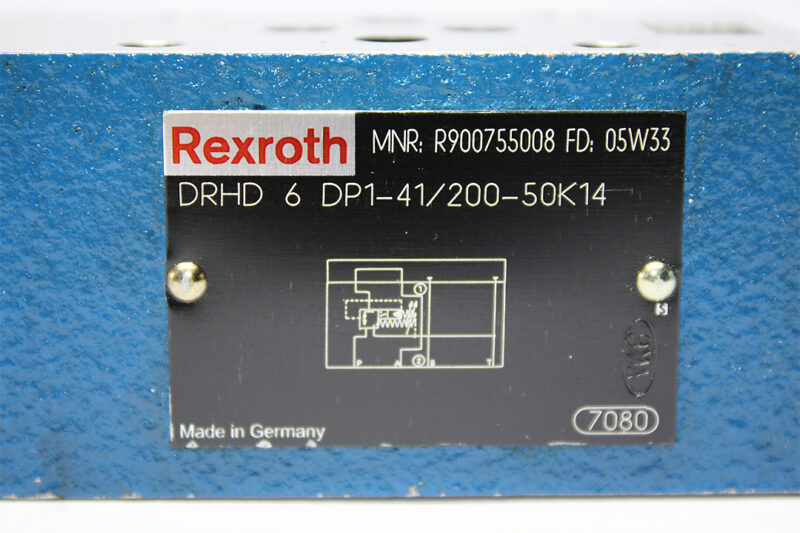 REXROTH R900755008 PRESSURE RELIEF VALVE DRHD6DP1-41/200-50K14