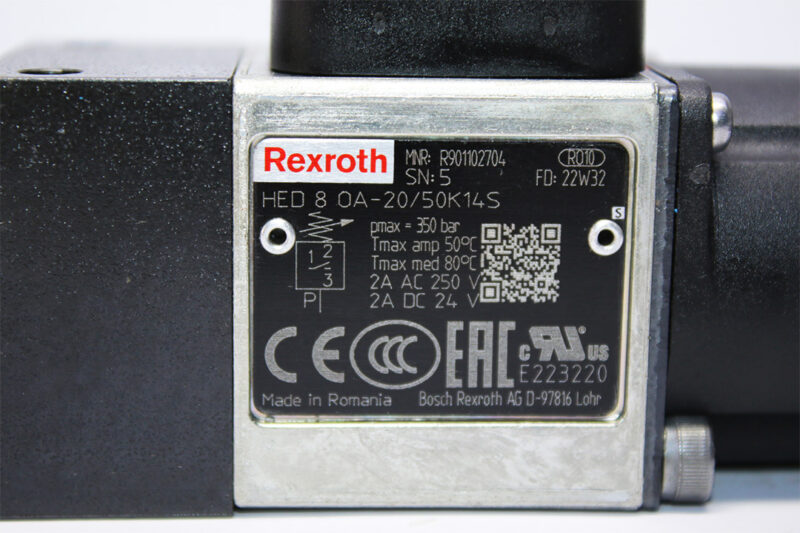 REXROTH R901102704 PRESSURE SWITCH HED 8 OA-20/50K14S