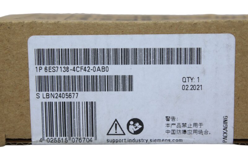 SIEMENS 6ES7 138-4CF42-0AB0 POWER MODULE - Image 2