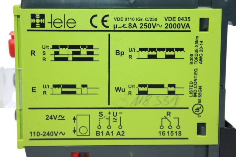 TELE D6DQ TIME DELAY RELAY - Image 2