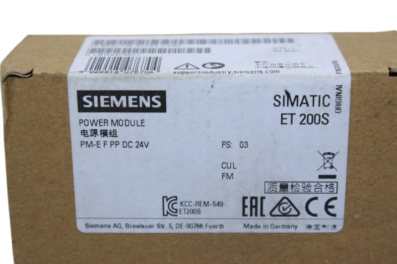 SIEMENS 6ES7 138-4CF42-0AB0 POWER MODULE - Image 3