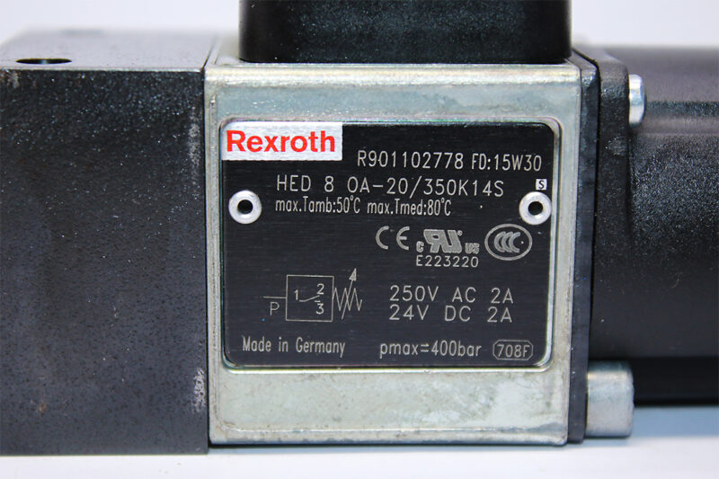 REXROTH R901102778 PRESSURE SWITCH HED 8 OA-20/350K14S