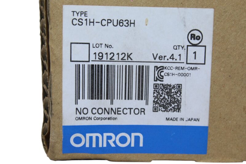 OMRON CS1H-CPU63H CPU UNIT - Image 2