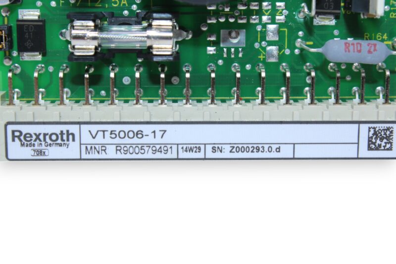 REXROTH	VT5006-17 VALVE AMPLIFIER CARD R900579491 - Image 3