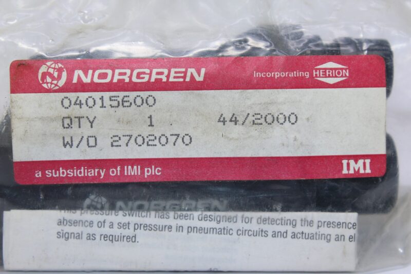 NORGREN 04015600 Pressure Switch 1…10 bar - Image 2