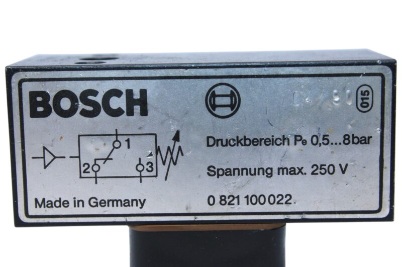 BOSCH 0 821 100 022 PRESSURE SWITCH 0.5…8 bar - Image 2