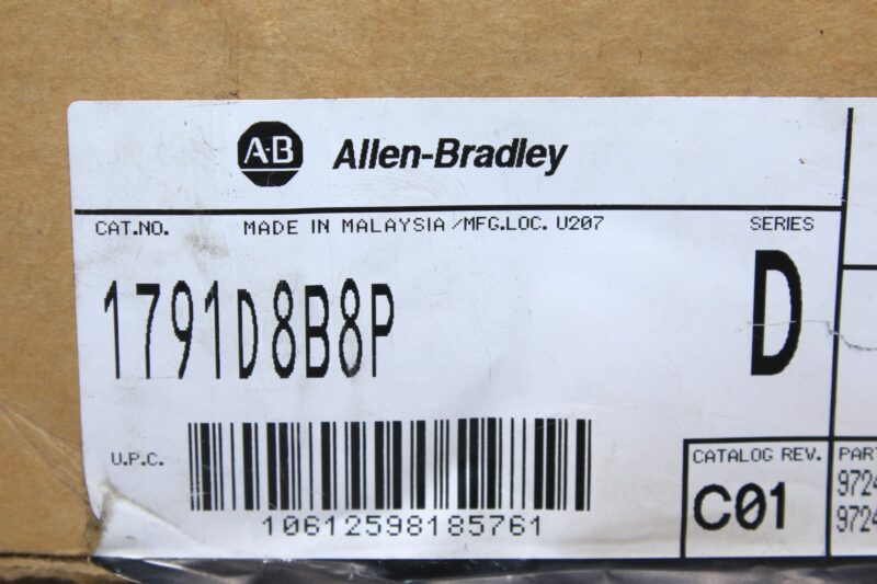 ALLEN BRADLEY 1791D-8B8P COMPACTBLOCK I/O - Image 2
