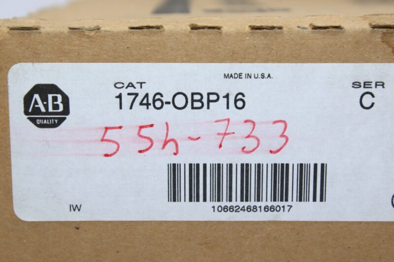 ALLEN BRADLEY 1746-OBP16 OUTPUT MODULE SLC500 - Image 2