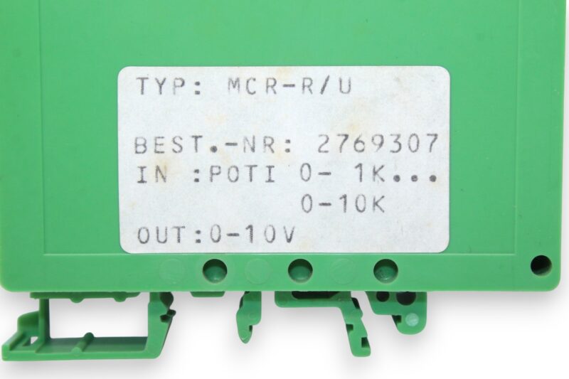 PHOENIX CONTACT MCR-R/U POSITION INDICATOR TRANSDUCER 2769307 - Image 2