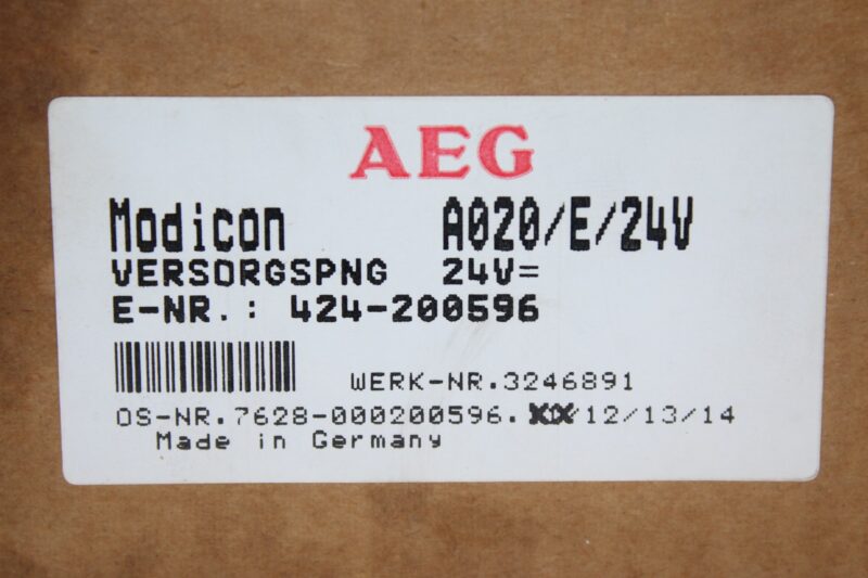 AEG A020/E/24V LOGISTAT EXTENSION - Image 2